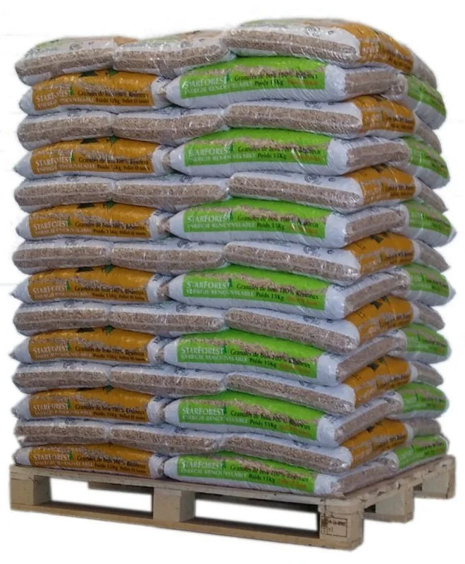 Starforest Pellet – Palete de 70 sacos de 15 kg