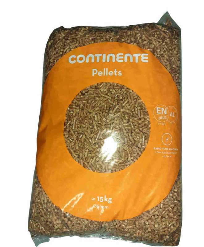 Continente Pellets 15kgs 65 sacos